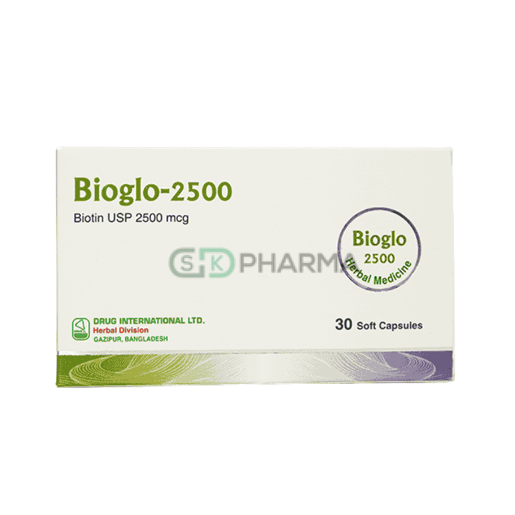 Bioglo Capsule 2500 mcg (Biotin)