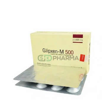 Glipxen-M Tablet 2.5 mg+500 mg (Linagliptin + Metformin Hydrochloride)