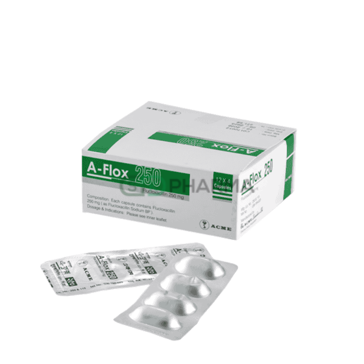 A-Flox Capsule 250 mg (Flucloxacillin Sodium)