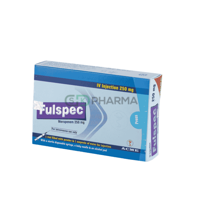 Fulspec Injection 250 mg/vial (Meropenem Trihydrate)