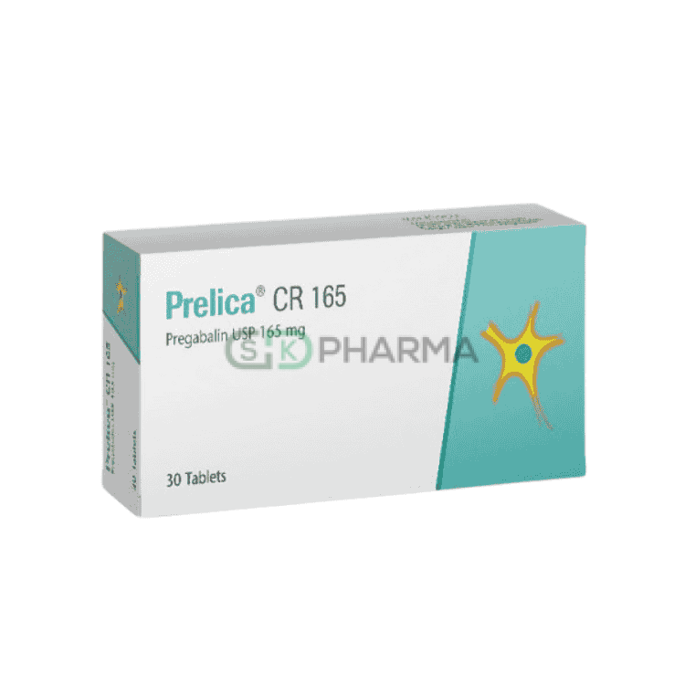 Prelica CR Tablet 165 mg (Pregabalin)