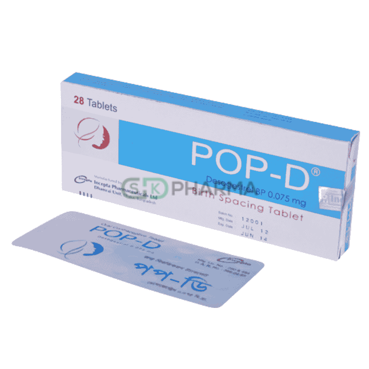 POP-D Tablet 0.075 mg (Desogestrel)