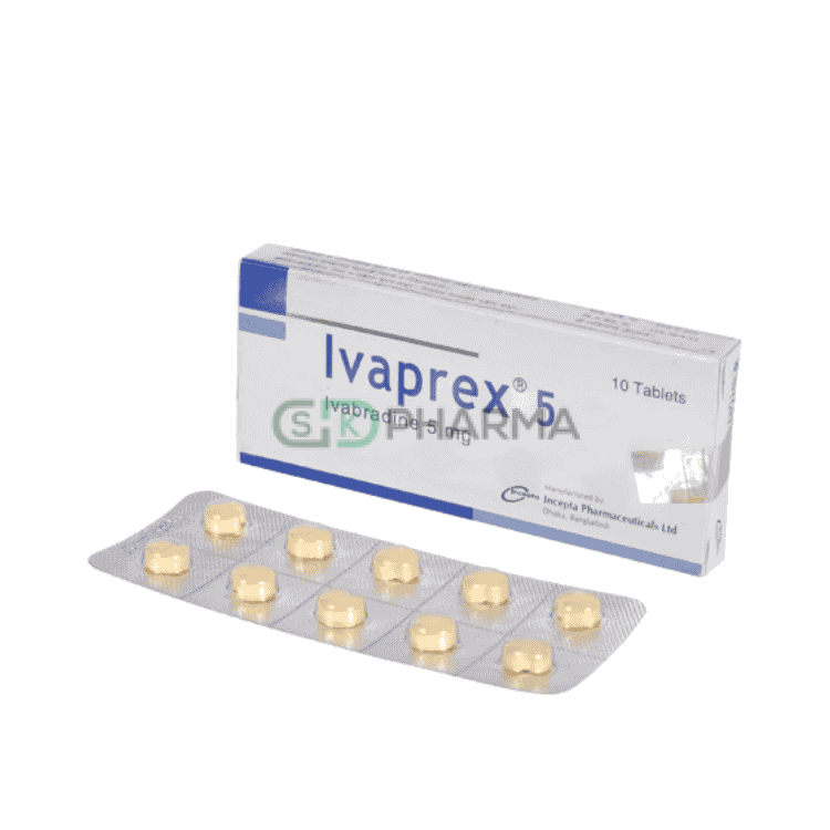 Ivaprex Tablet 5 mg (Ivabradine)