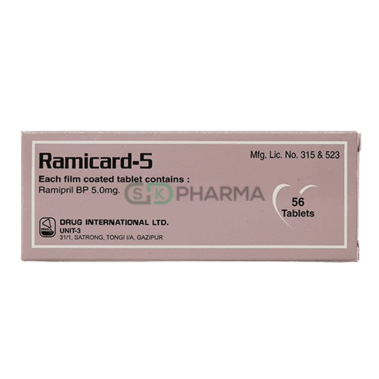 Ramicard Tablet 5 mg (Ramipril)