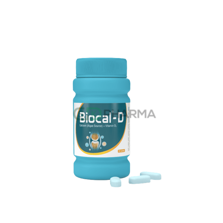 Biocal-D Tablet 500 mg+200 IU (Algae Calcium + Vitamin D3)
