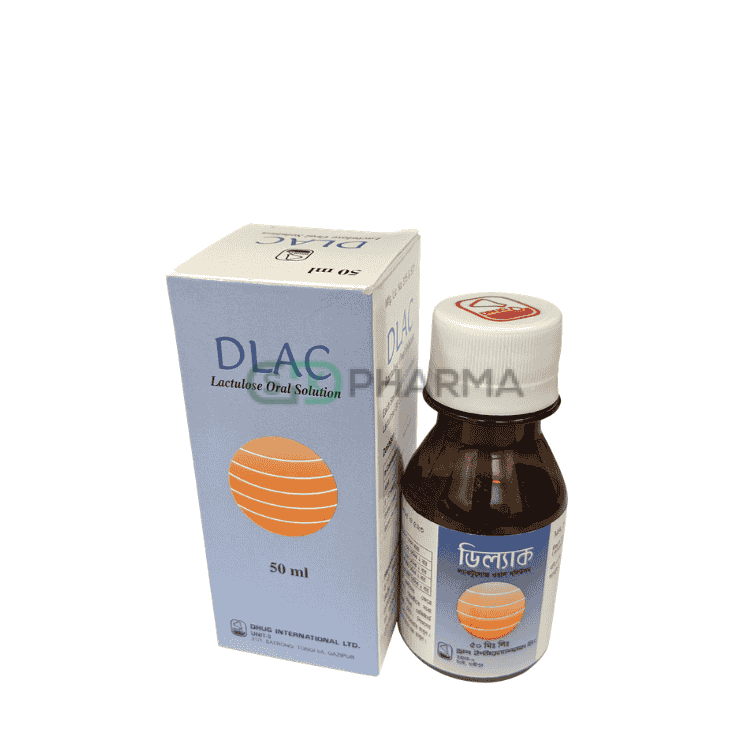 Dlac Oral Solution 3.35 gm/5 ml (Lactulose)