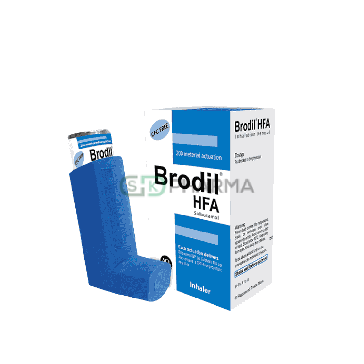 Brodil Inhaler 100 mcg/puff (Salbutamol (Inhaler))