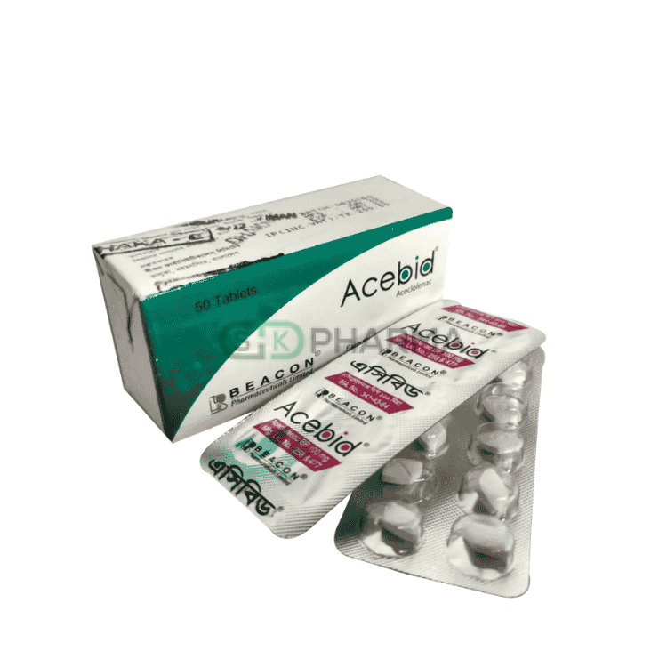 Acebid Tablet 100 mg (Aceclofenac)