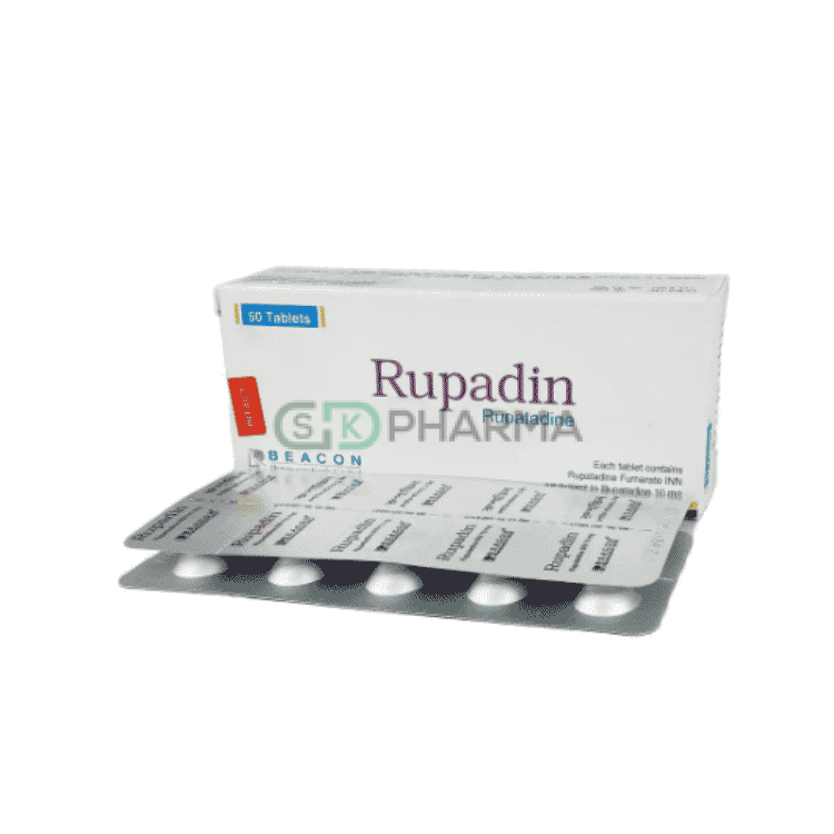 Rupadin Tablet 10 mg (Rupatadine Fumarate)