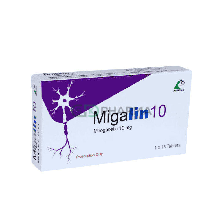 Migalin Tablet 10 mg (Mirogabalin Besylate)