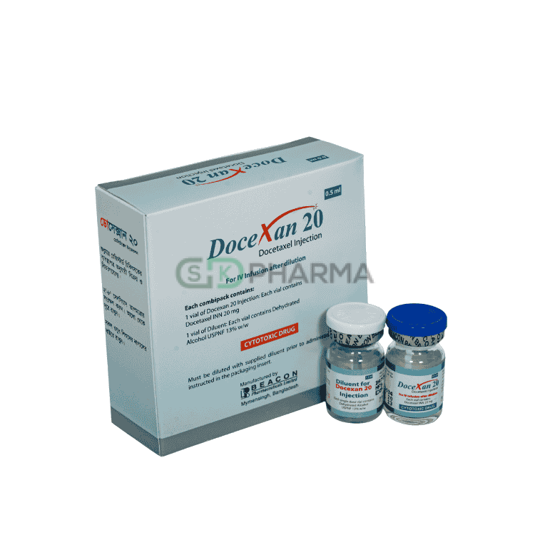 Docexan Injection 20 mg/vial (Docetaxel Trihydrate)
