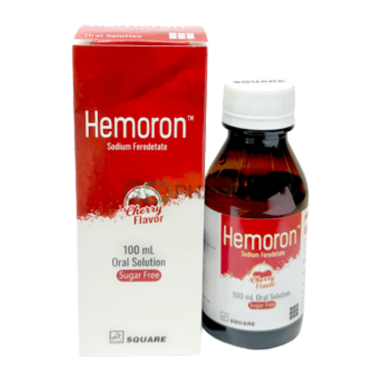 Hemoron Syrup 27.5 mg/5 ml (Sodium Feredetate Trihydrate)