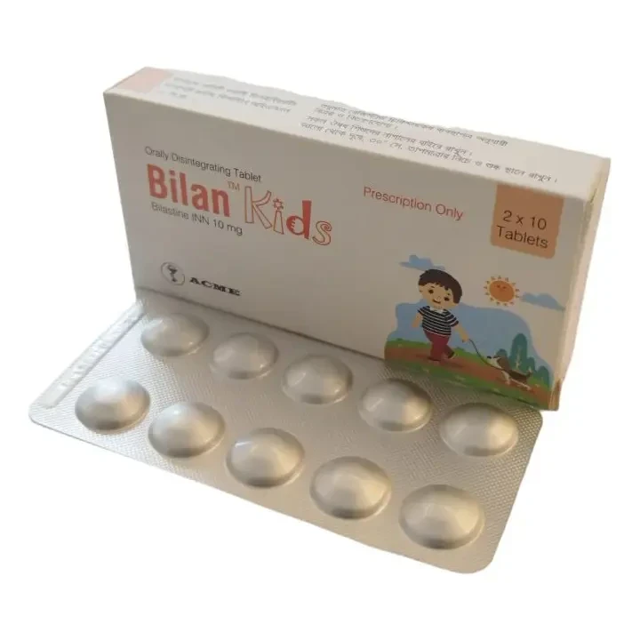 Bilan Kids Dispersible Tablet, Bilastine 10 mg