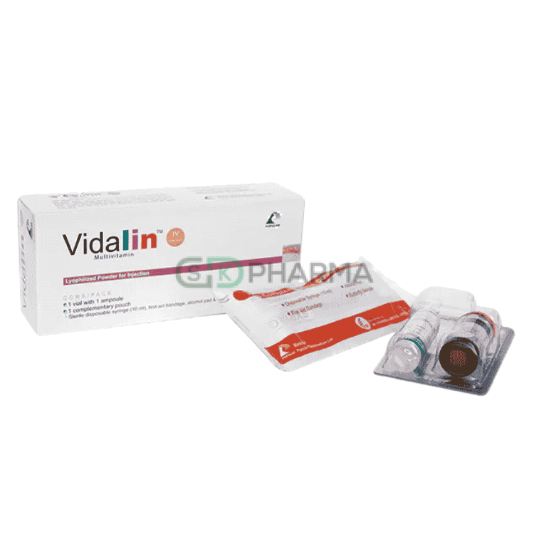 Vidalin Injection 10 ml/vial (Multivitamin [Vitamin B complex + Vitamin C])