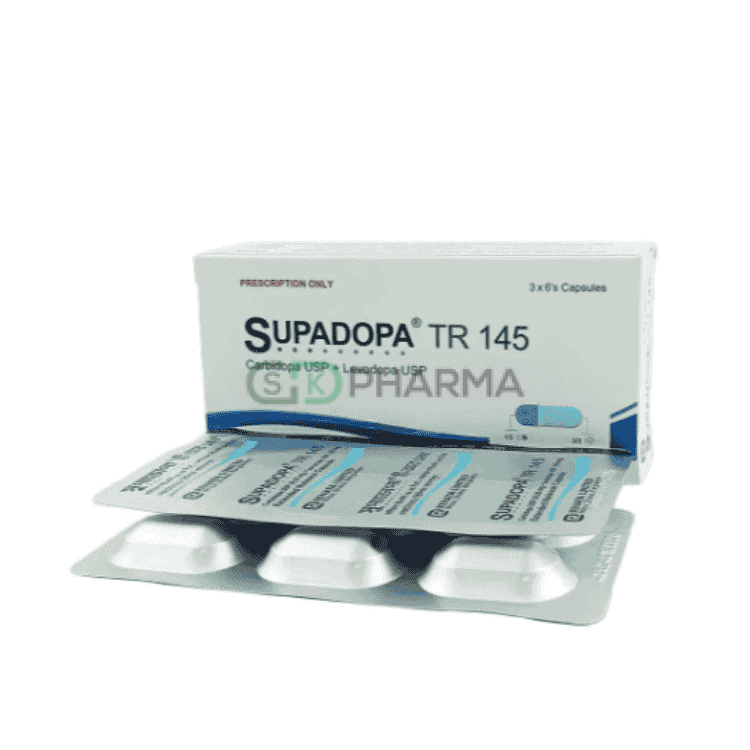 Supadopa TR Capsule 36.25 mg+145 mg (Carbidopa + Levodopa (Extended release))