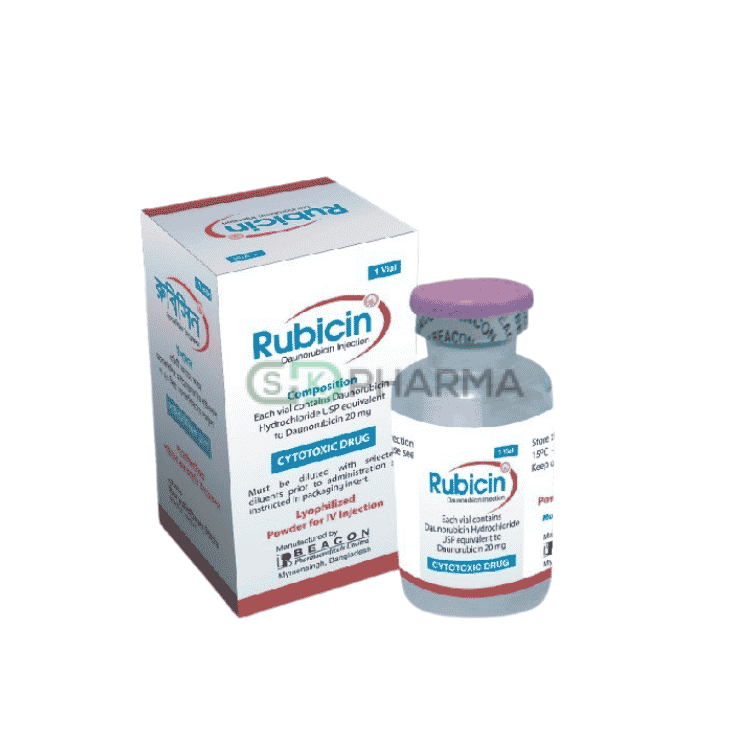 Rubicin Injection 20 mg/4 ml (Daunorubicin)