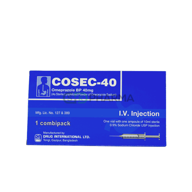 Cosec Injection 40 mg/vial (Omeprazole)
