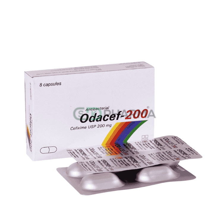 Odacef Capsule 200 mg (Cefixime Trihydrate)