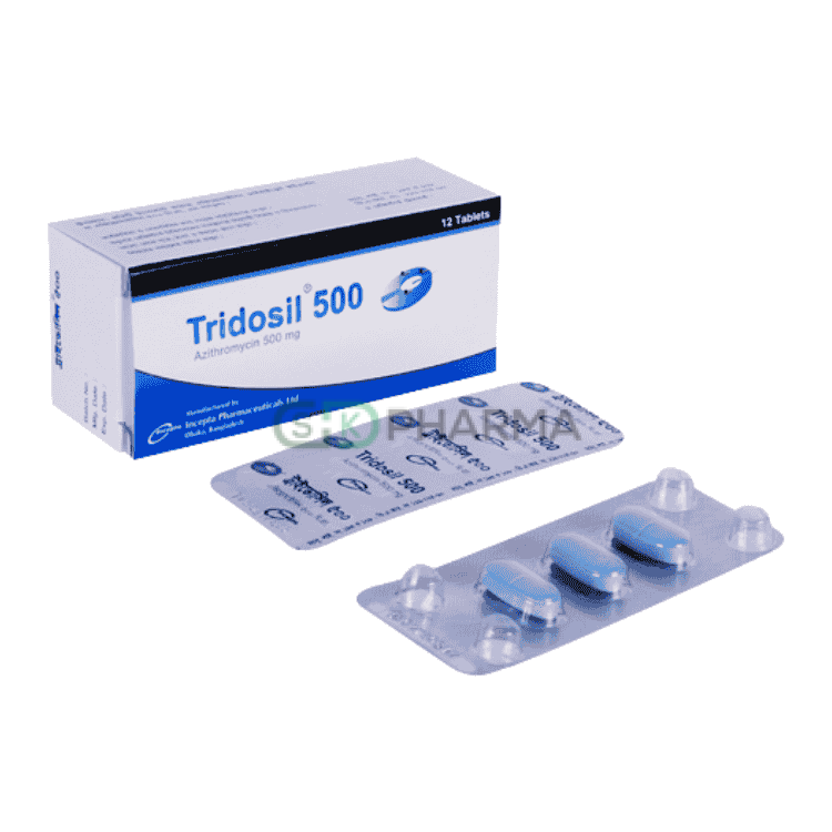 Tridosil Tablet 500 mg (Azithromycin Dihydrate)