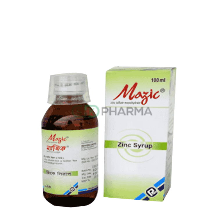 Mazic Syrup 10 mg/5 ml (Zinc Sulfate Monohydrate)