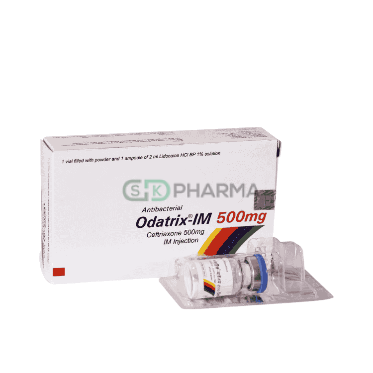 Odatrix Injection 500 mg/vial (Ceftriaxone Sodium)