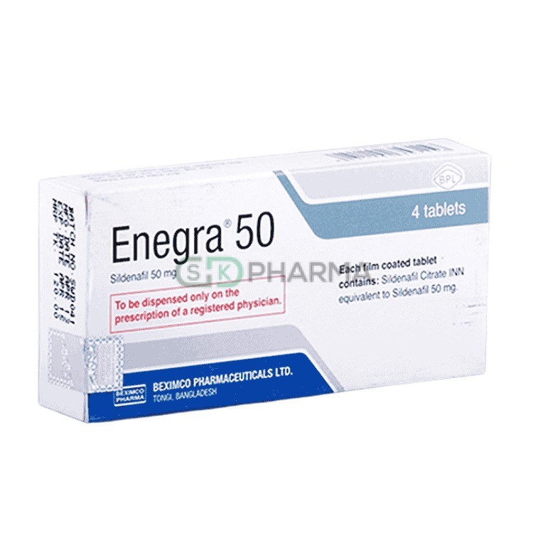 Enegra Tablet 50 mg (Sildenafil Citrate)