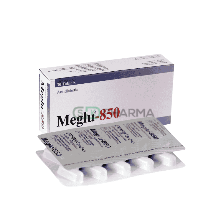 Meglu Tablet 850 mg (Metformin Hydrochloride)