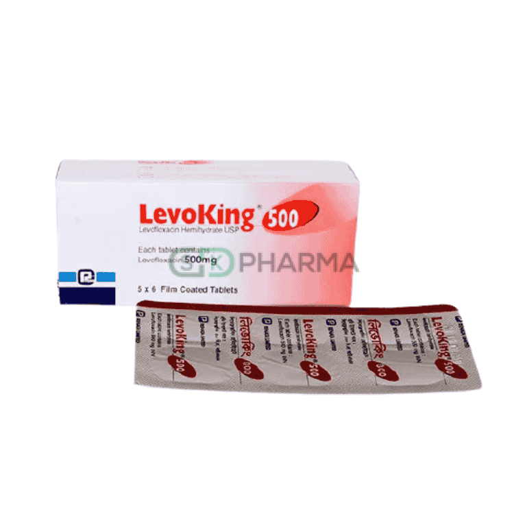 Levoking Tablet 500 mg (Levofloxacin Hemihydrate)