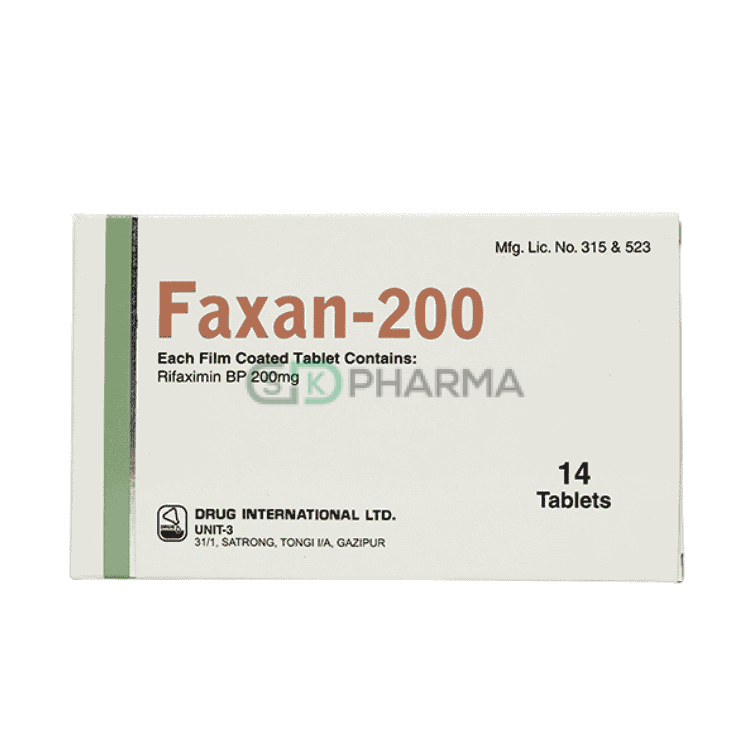 Faxan Tablet 200 mg (Rifaximin)