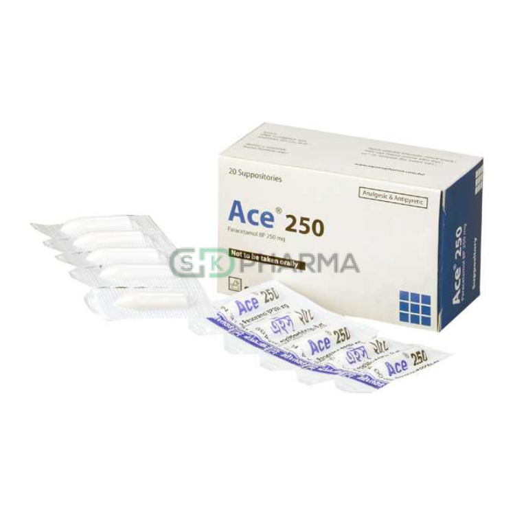 Ace Suppository 250 mg (Paracetamol)