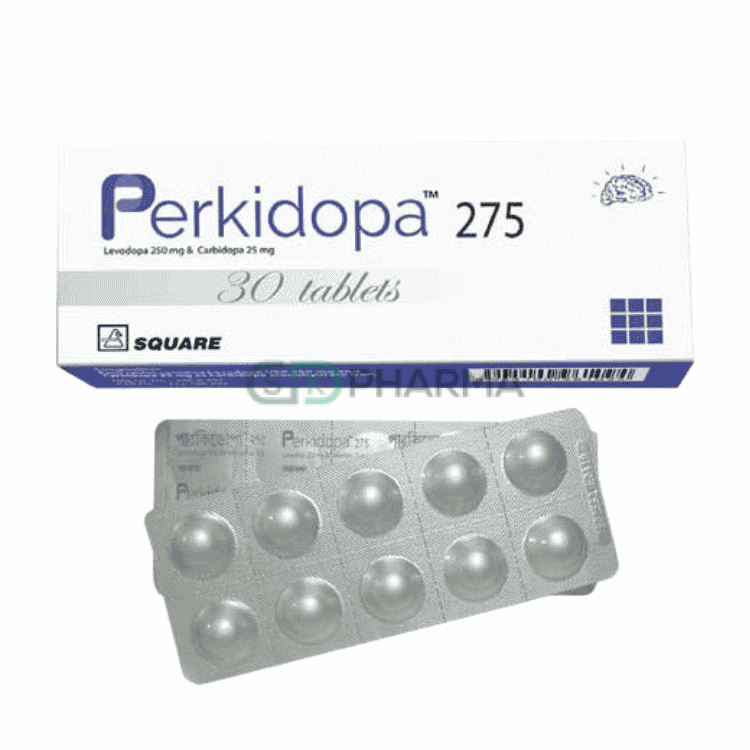 Perkidopa Tablet 250 mg+25 mg (Levodopa + Carbidopa)