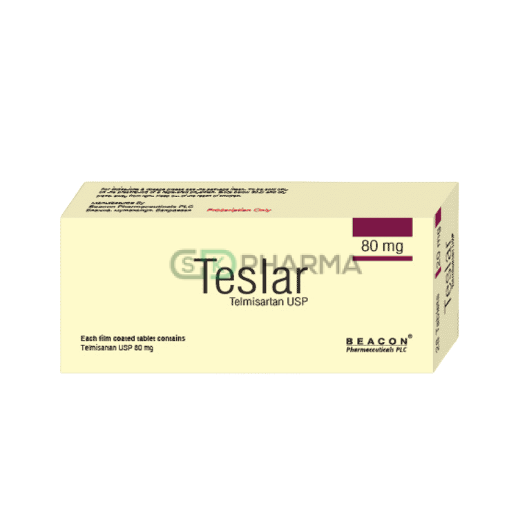 Teslar Tablet 80 mg (Telmisartan)