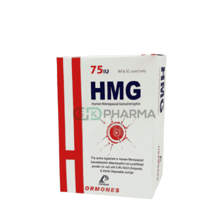 HMG Injection 75 IU/vial (Human Menopausal Gonadotrophin)