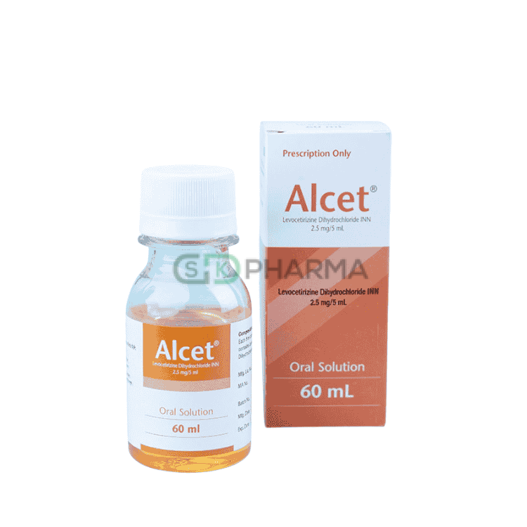 Alcet Oral Solution 2.5 mg/5ml (Levocetirizine Dihydrochloride)