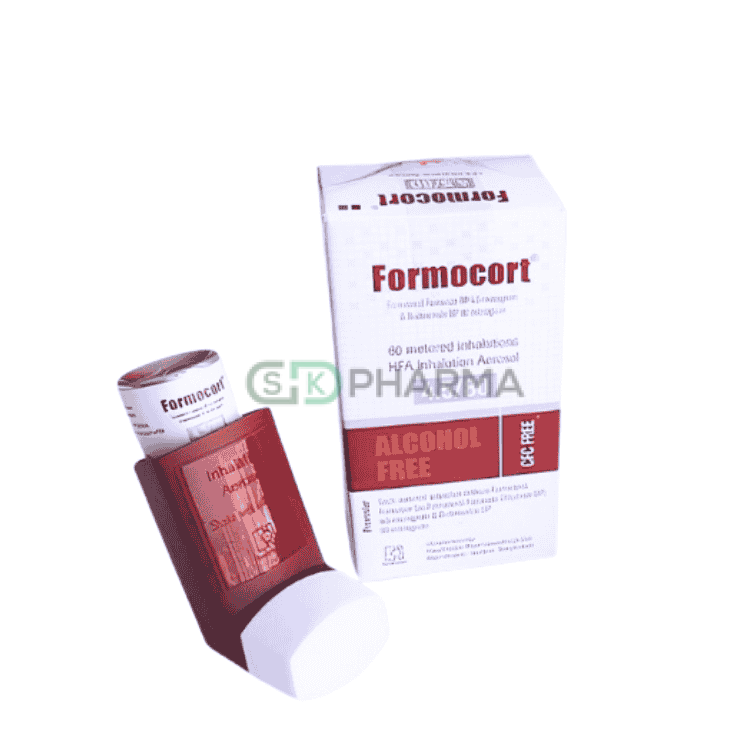 Formocort Inhaler (80 mcg+4.5 mcg)/puff (Budesonide + Formoterol Fumarate)