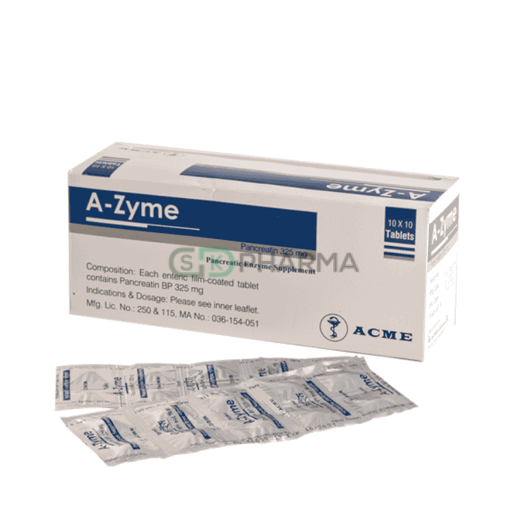 A-Zyme Tablet 325 mg (Pancreatin)