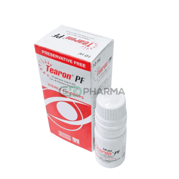 Tearon PF Eye Drop 0.4%+0.3% (Polyethylene Glycol + Propylene Glycol)