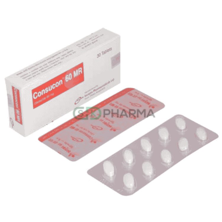Consucon MR Tablet 60 mg (Gliclazide)