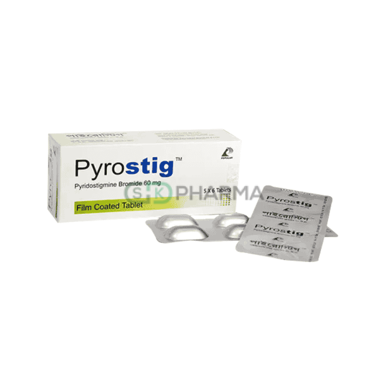 Pyrostig Tablet 60 mg (Pyridostigmine Bromide)