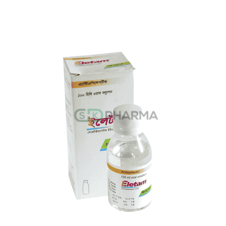 Eletam Oral Solution 500 mg/5 ml (Levetiracetam)