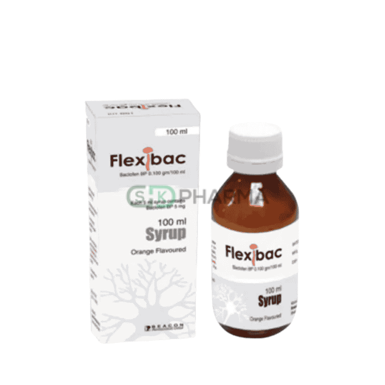 Flexibac Oral Solution 5 mg/5 ml (Baclofen)