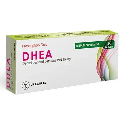 DHEA Tablet, Dehydroepiandrosterone 25 mg