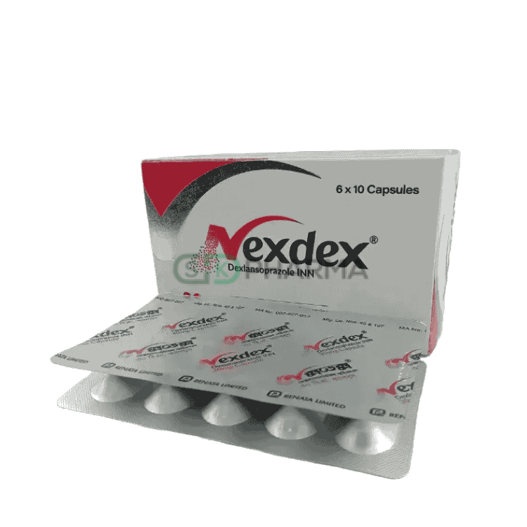 Nexdex Capsule 30 mg (Dexlansoprazole)