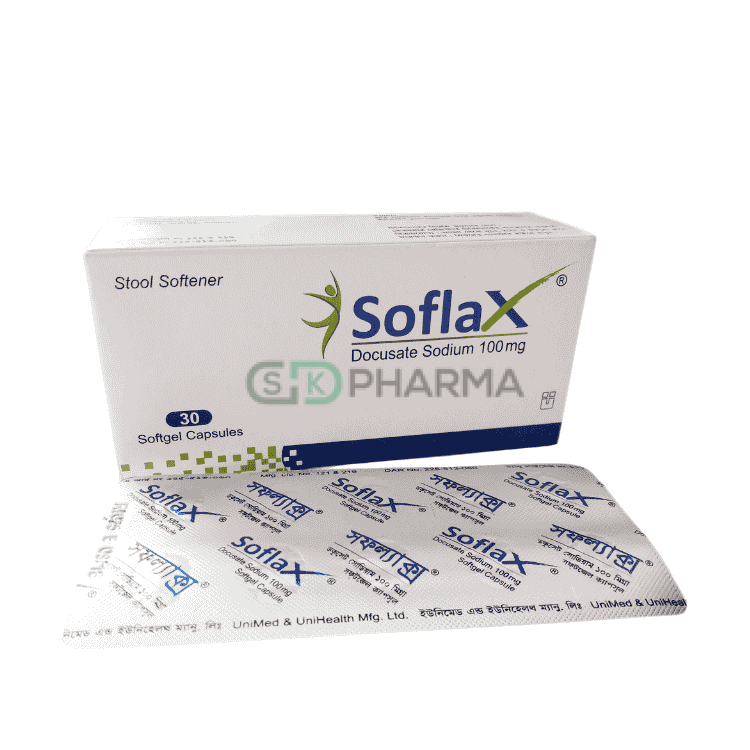 Soflax Capsule 100 mg (Docusate Sodium (Oral))