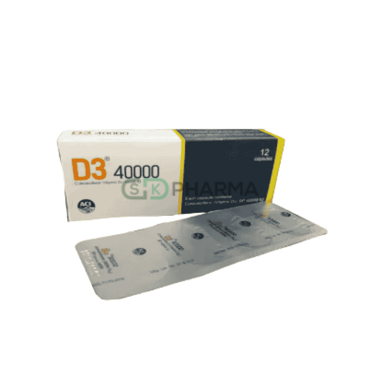 D3 Capsule 40000 IU (Cholecalciferol [Vitamin D3])