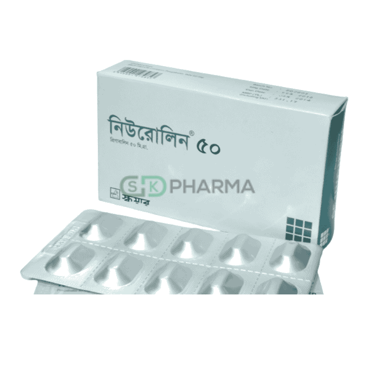 Neurolin Capsule 50 mg (Pregabalin)