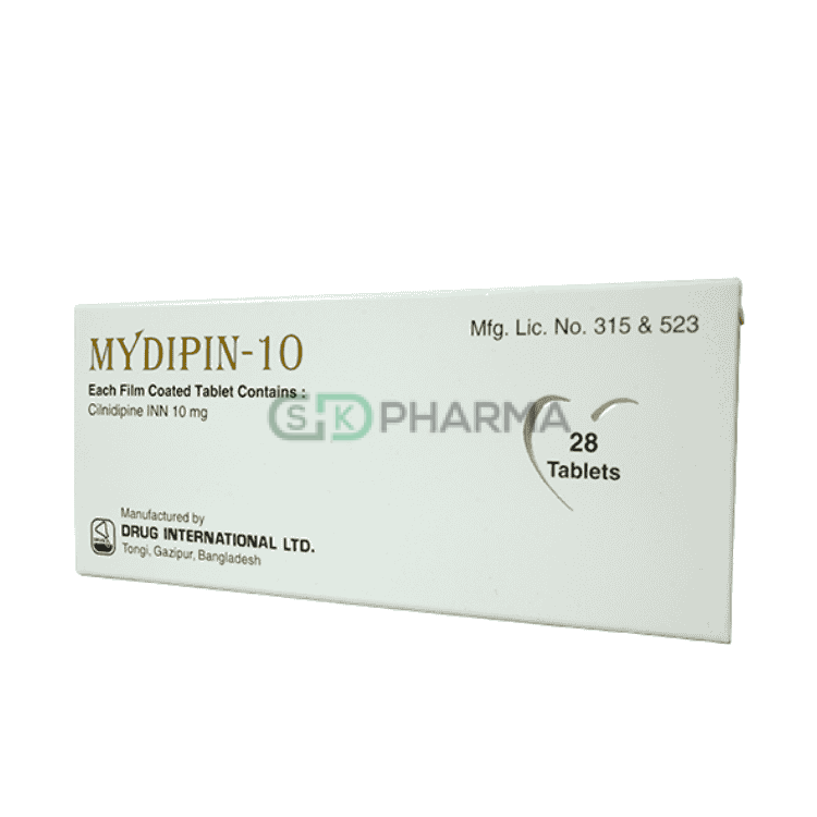 Mydipin Tablet 10 mg (Cilnidipine)