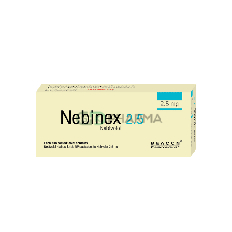 Nebinex Tablet 2.5 mg (Nebivolol Hydrochloride)