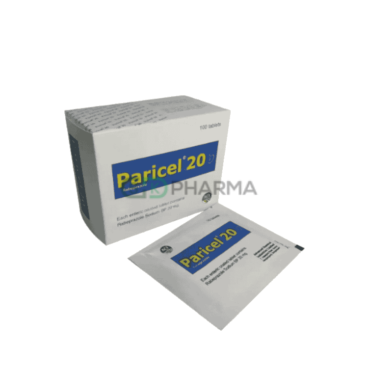 Paricel Tablet 20 mg (Rabeprazole Sodium)