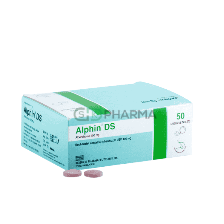 Alphin DS Chewable Tablet 400 mg (Albendazole)